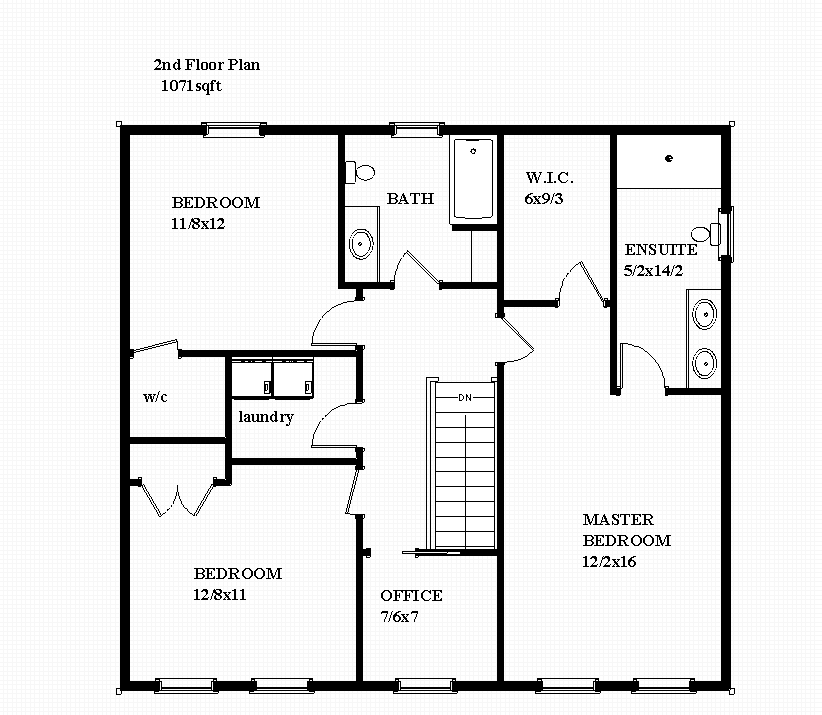 The Bloomsbury floor plan 2