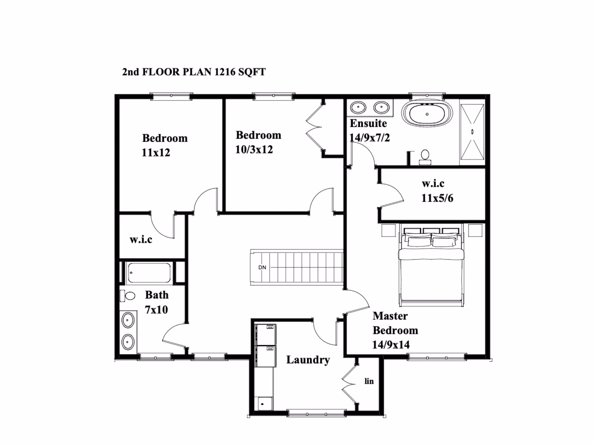 The Brighton floor plan 2