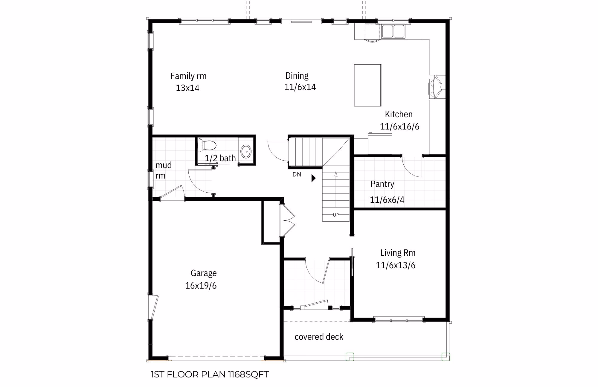 The Whitby floor plan 1