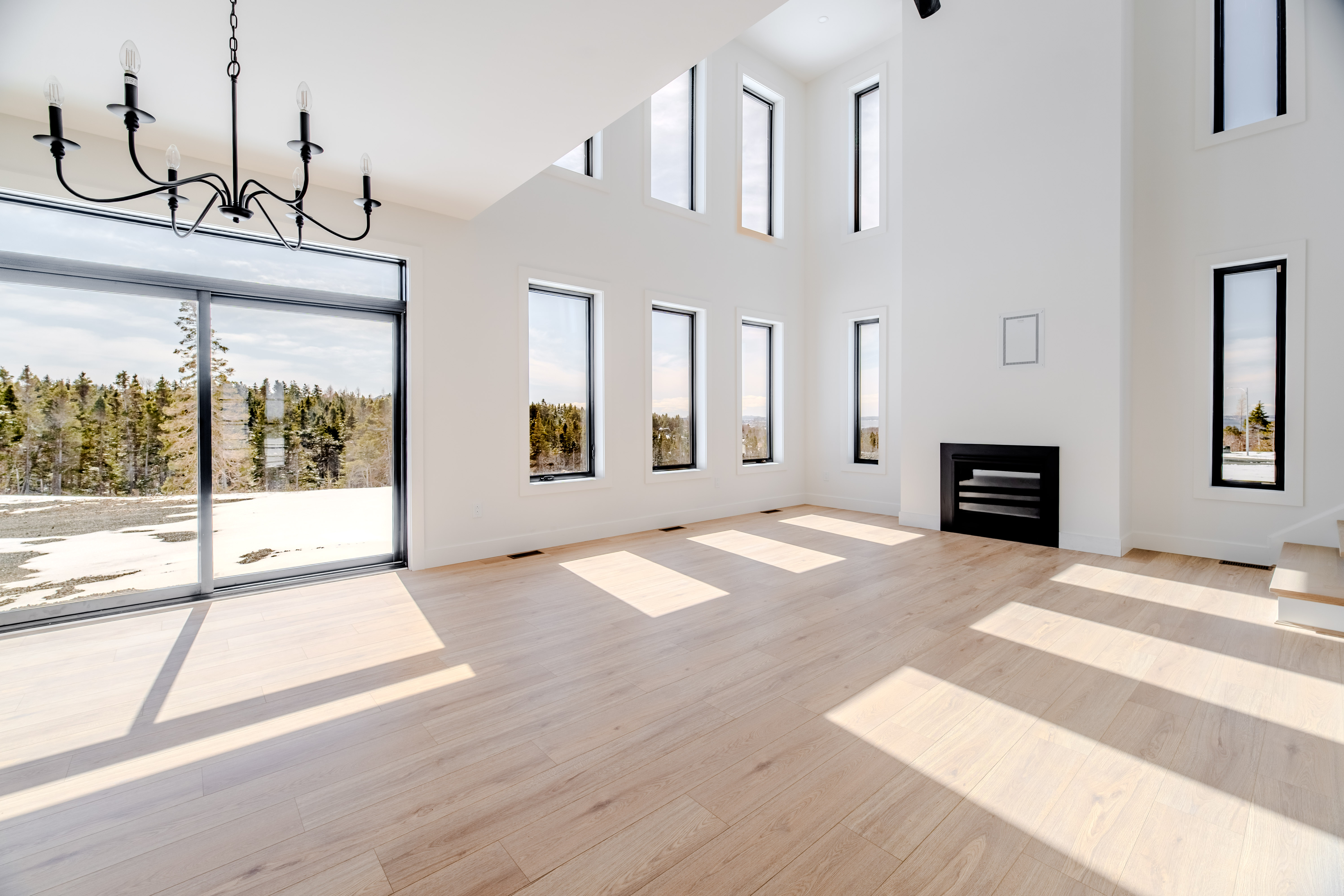 The Tuckamore — Double-height living room
