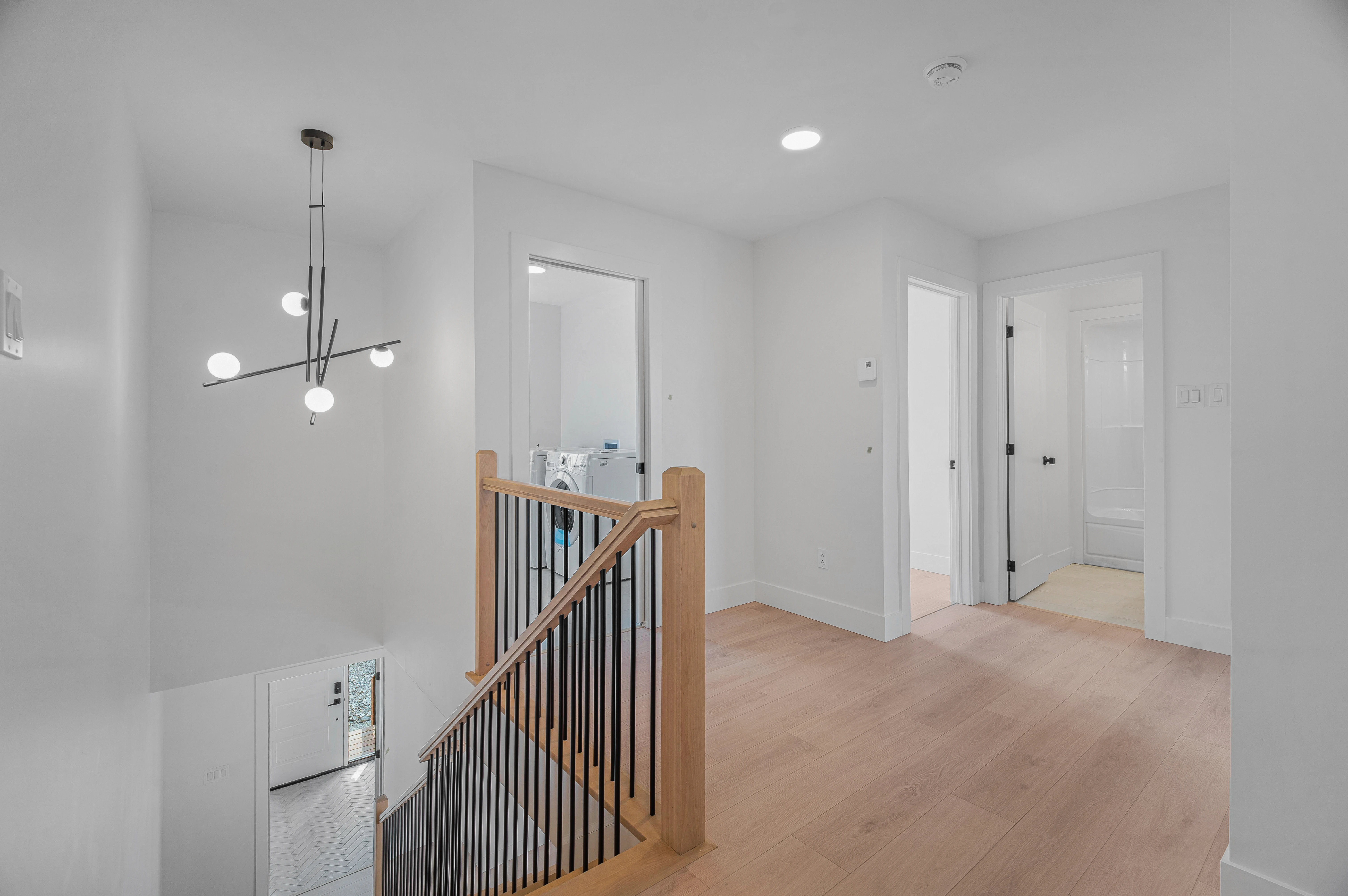 Saltwater House — Upper landing and stair balustrade