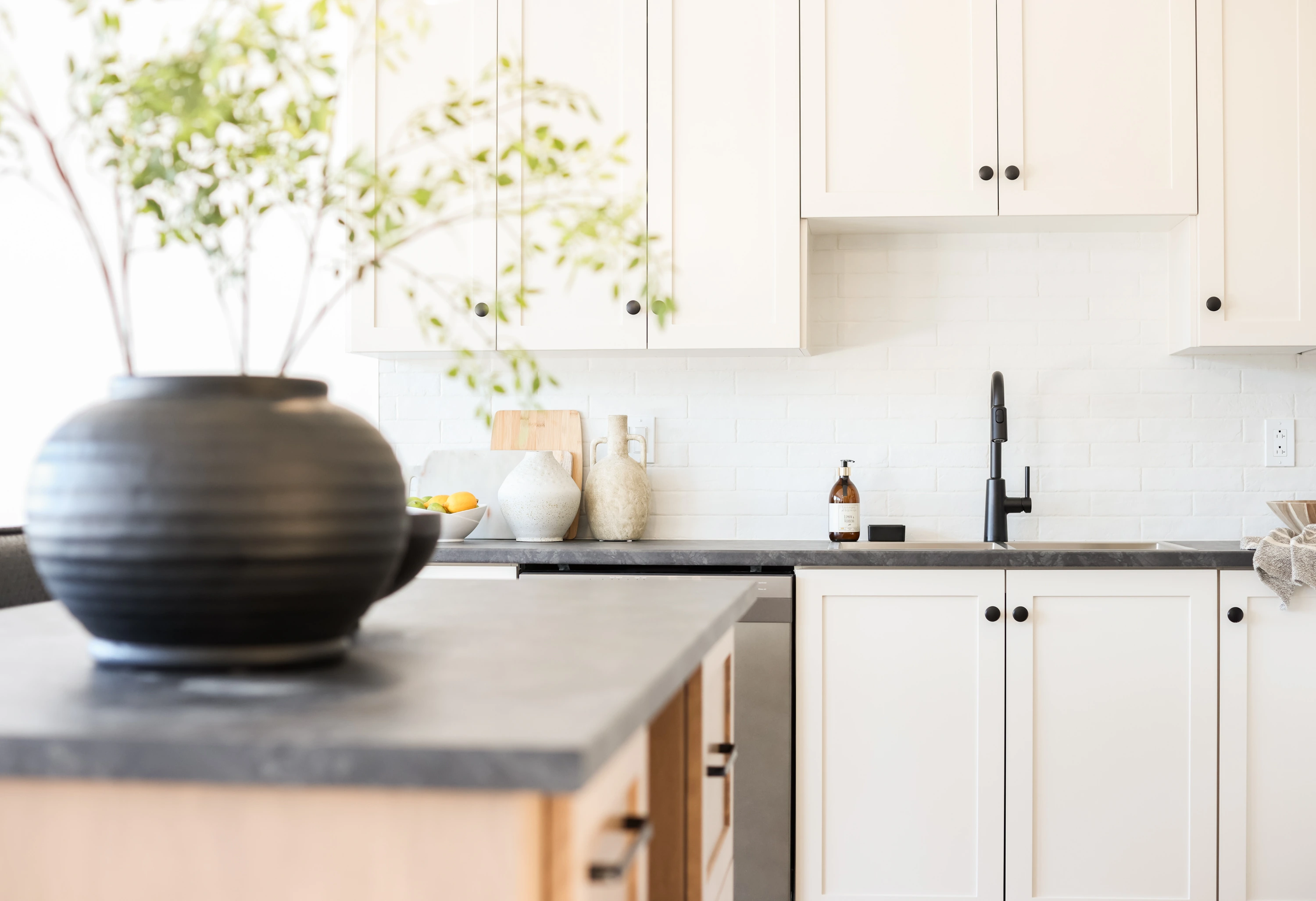 The Pitcher Plant — Kitchen cabinetry and sink